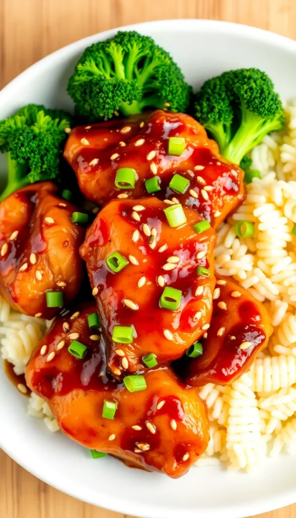 Honey Garlic Chicken Thighs
