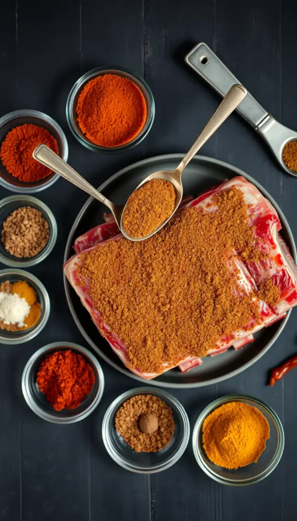 How to Apply Rib Rub Properly