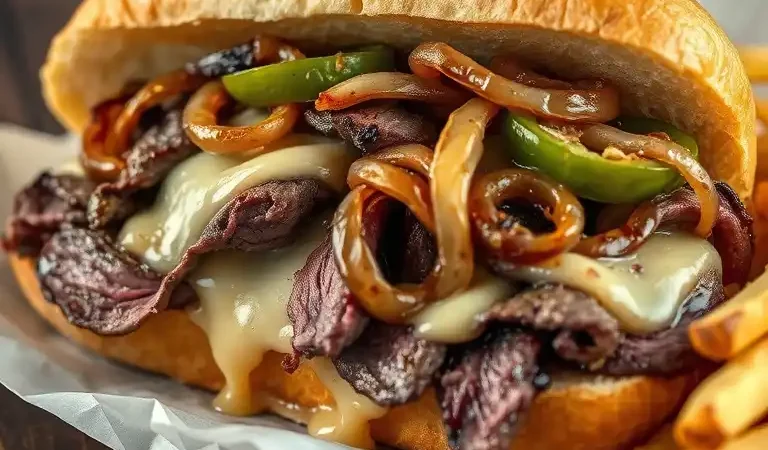 Philly Cheese Steak Sandwich Recipe: A Classic American Favorite