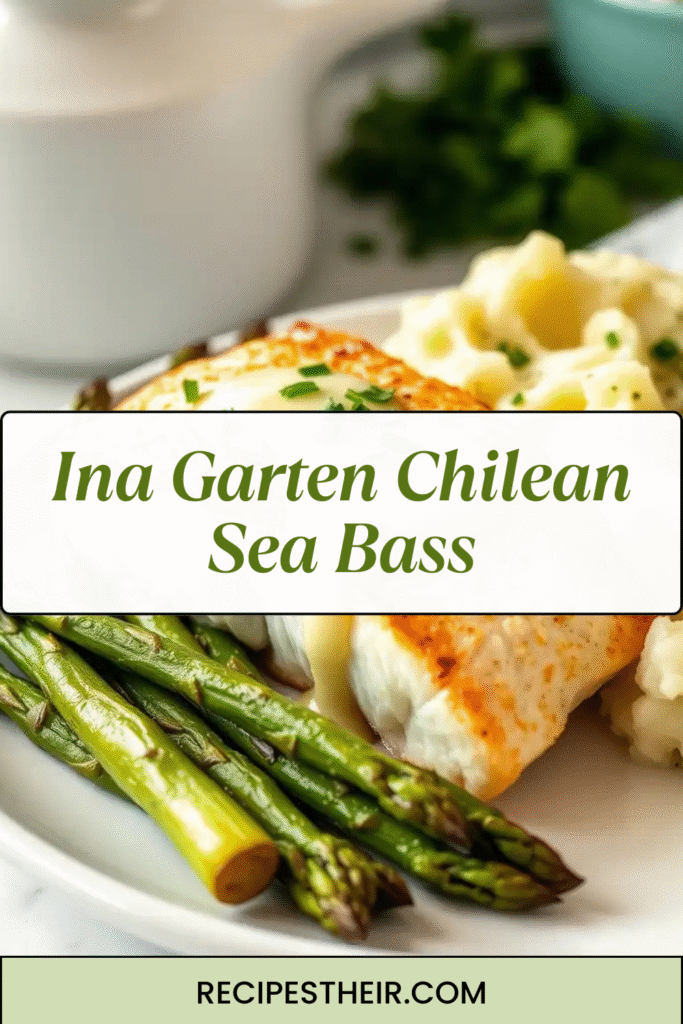 Ina Garten Chilean Sea Bass