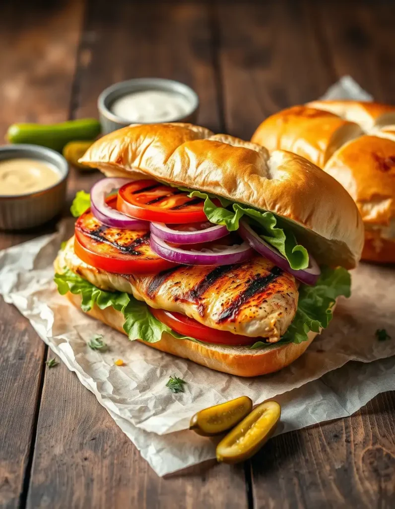 Ingredients for the Best Grilled Chicken Sandwich
