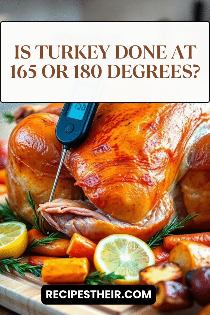 Is Turkey Done at 165 or 180 Degrees