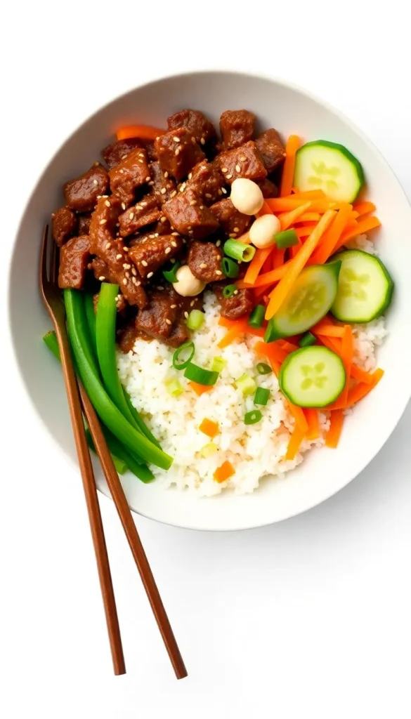 Korean Ground Beef Bowls