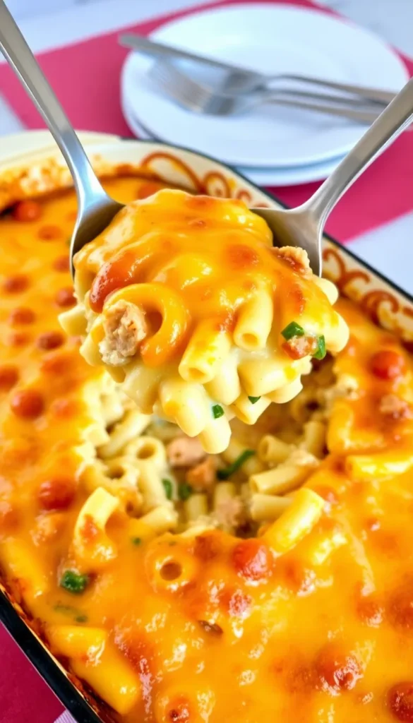 Leftover Turkey Pasta Bake