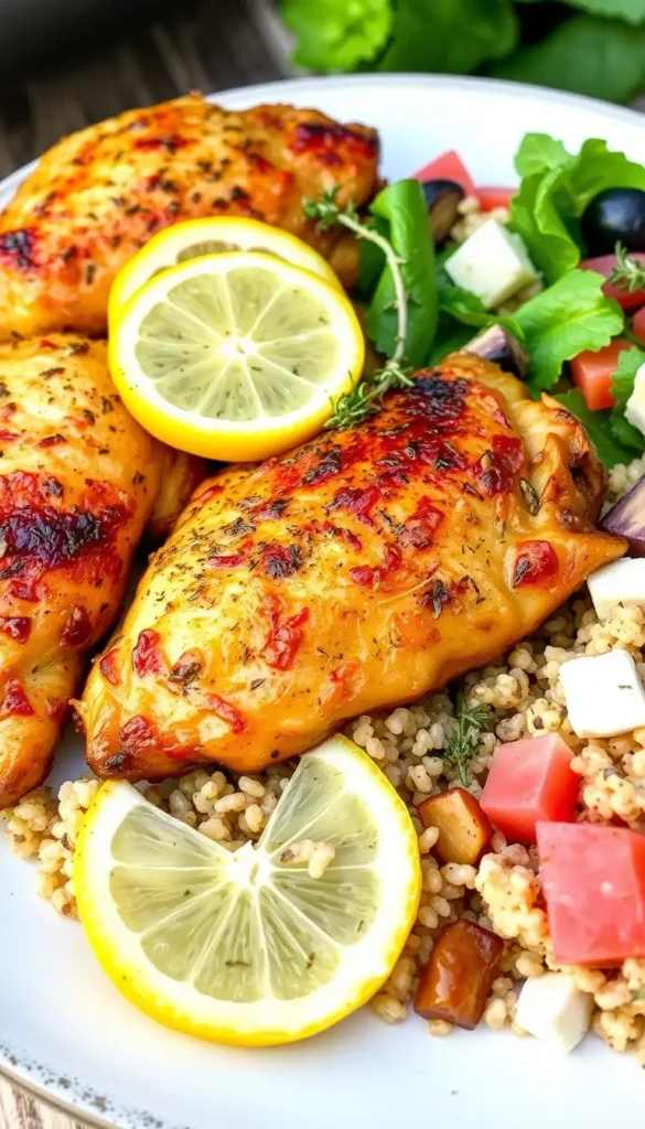 Lemon Herb Chicken Thighs