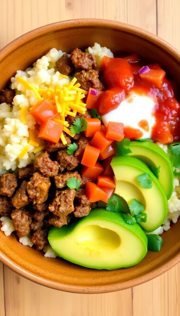 Low Carb Taco Bowls