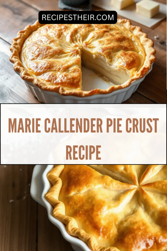 Marie Callender Pie Crust Recipe