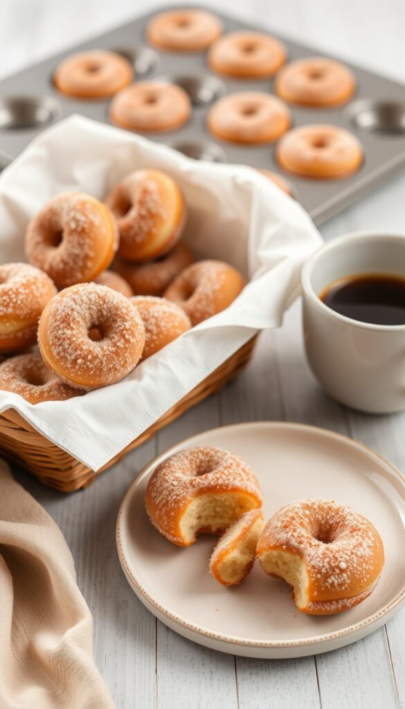 Mini Cinnamon Sugar Donuts