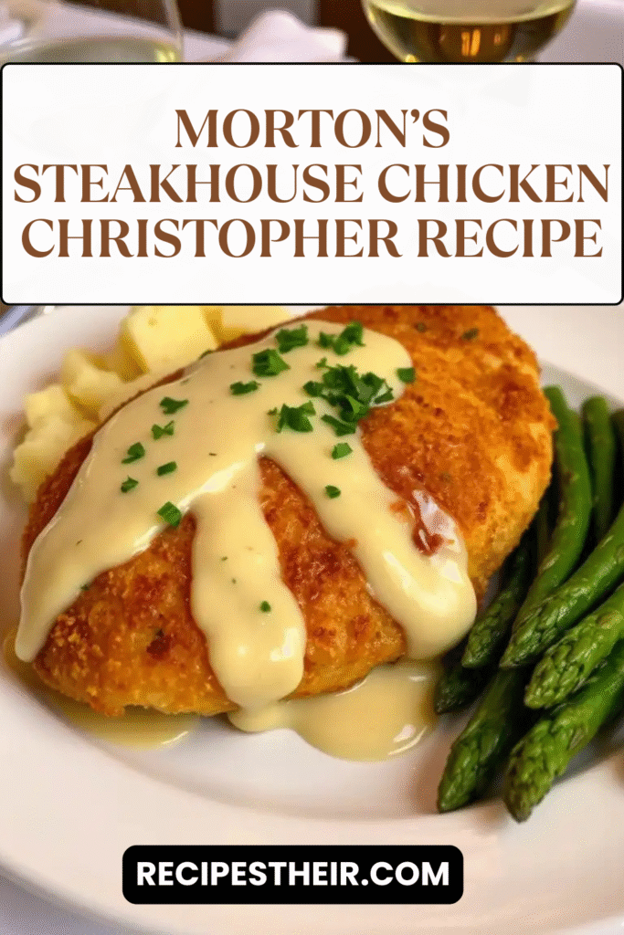Morton’s Steakhouse Chicken Christopher Recipe