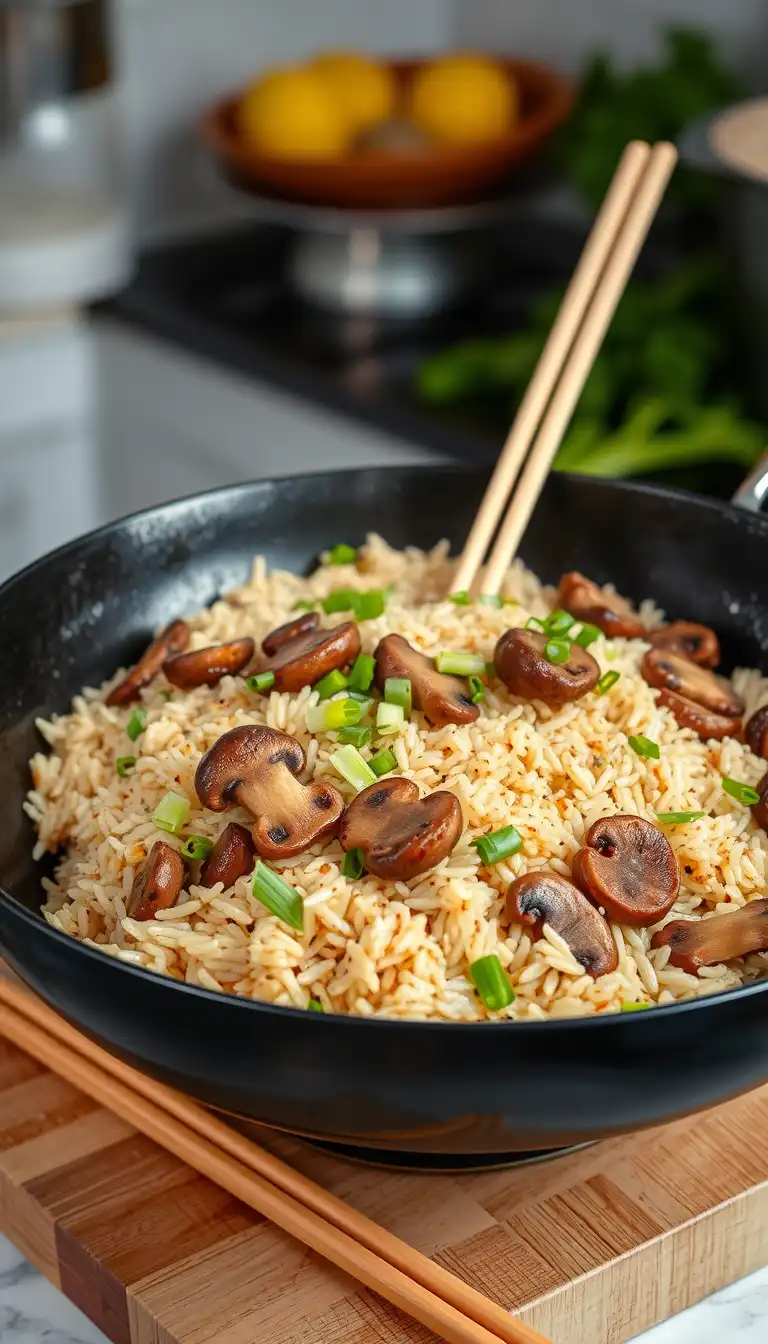 Mushroom Fried Rice