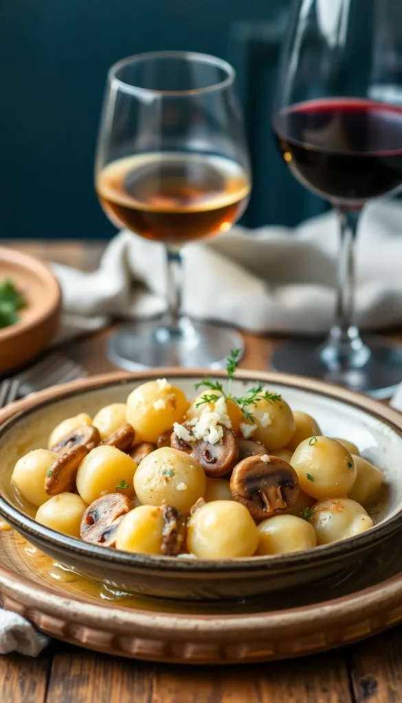 Mushroom Gnocchi