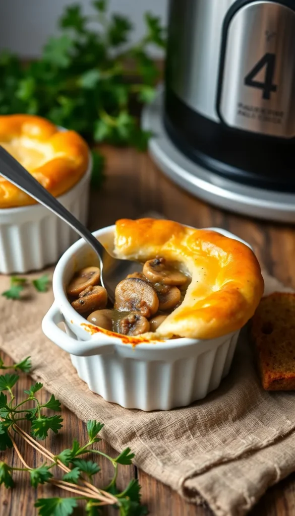 Mushroom Pot Pie