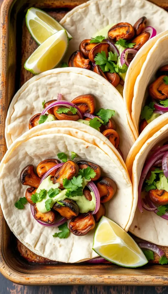 Mushroom Tacos