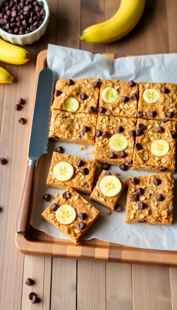 No-Bake Banana Bars
