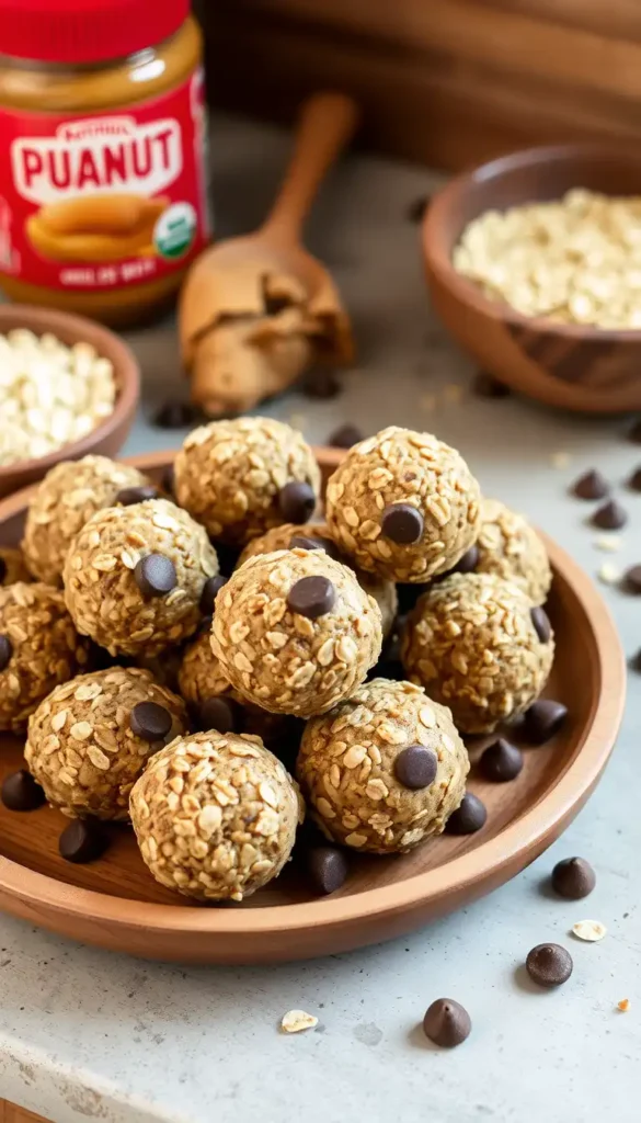 Peanut Butter Chocolate Energy Balls