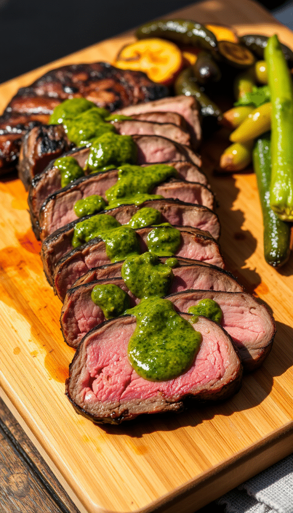 Petite Sirloin with Chimichurri Sauce
