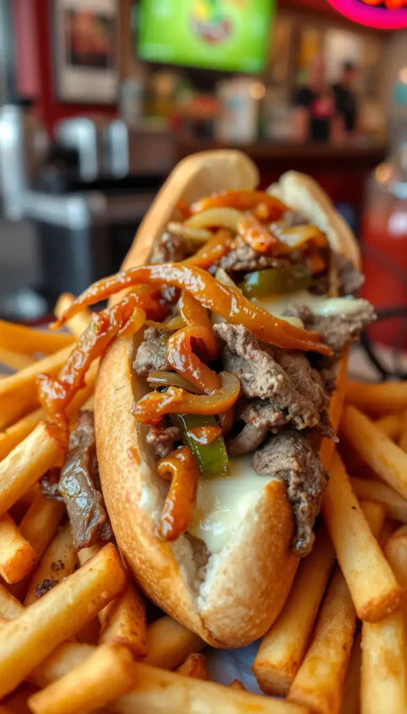 Philly Cheesesteak Sandwiches