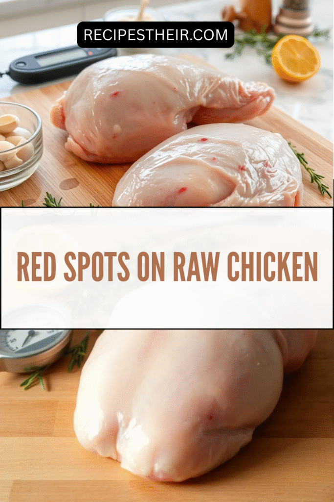 Red Spots on Raw Chicken