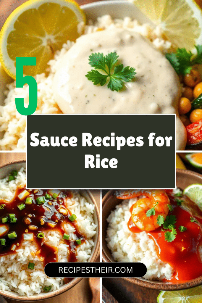 Sauce Recipes for Rice