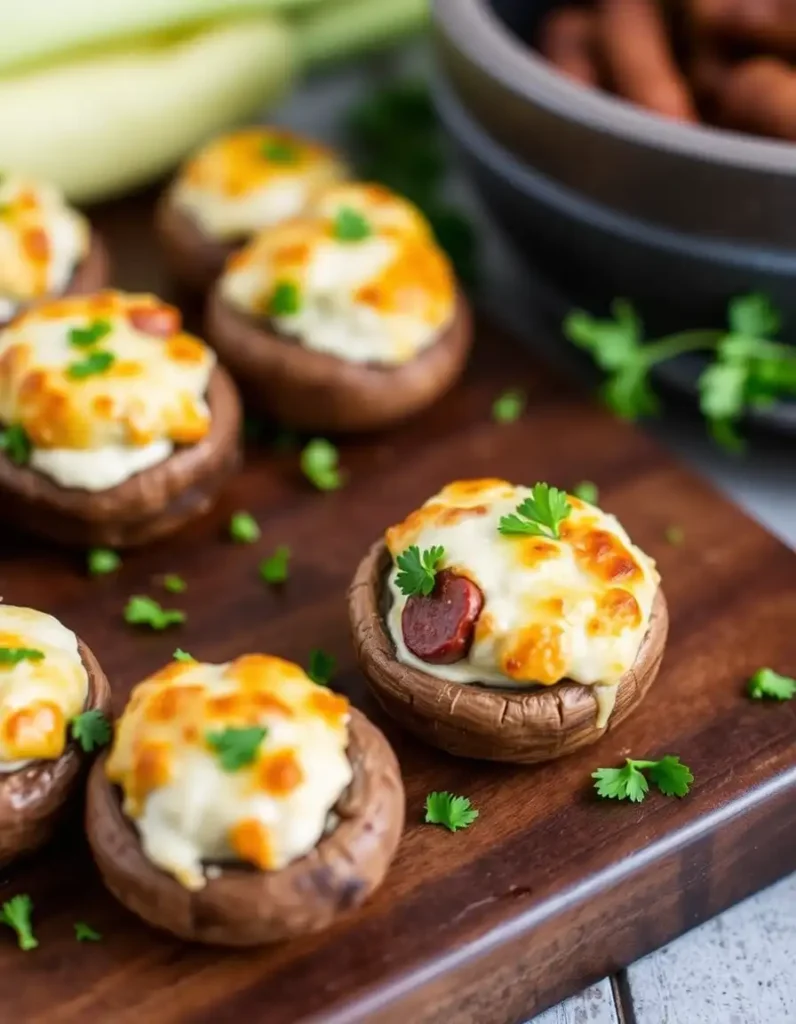 Sausage-Stuffed Mushrooms