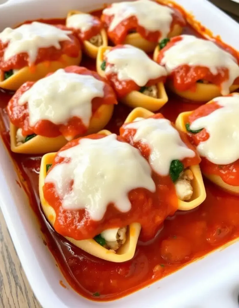 Sausage and Spinach Stuffed Shells