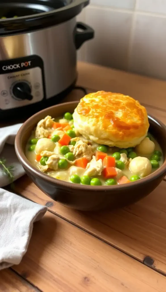 Slow Cooker Chicken Pot Pie Filling