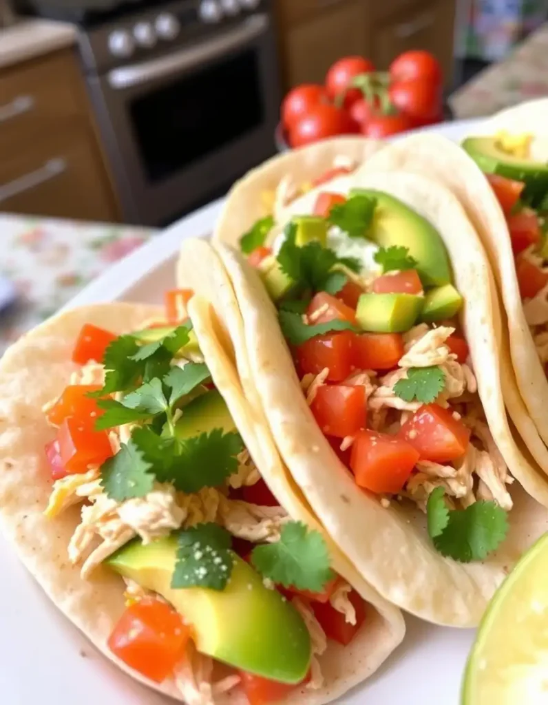 Slow Cooker Chicken Tacos