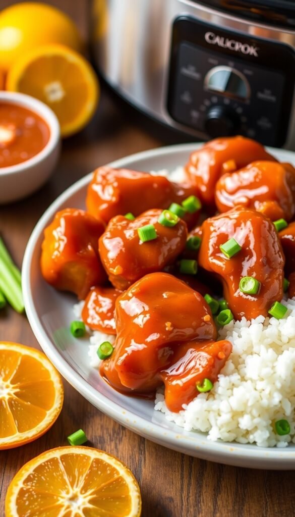Slow Cooker Orange Chicken