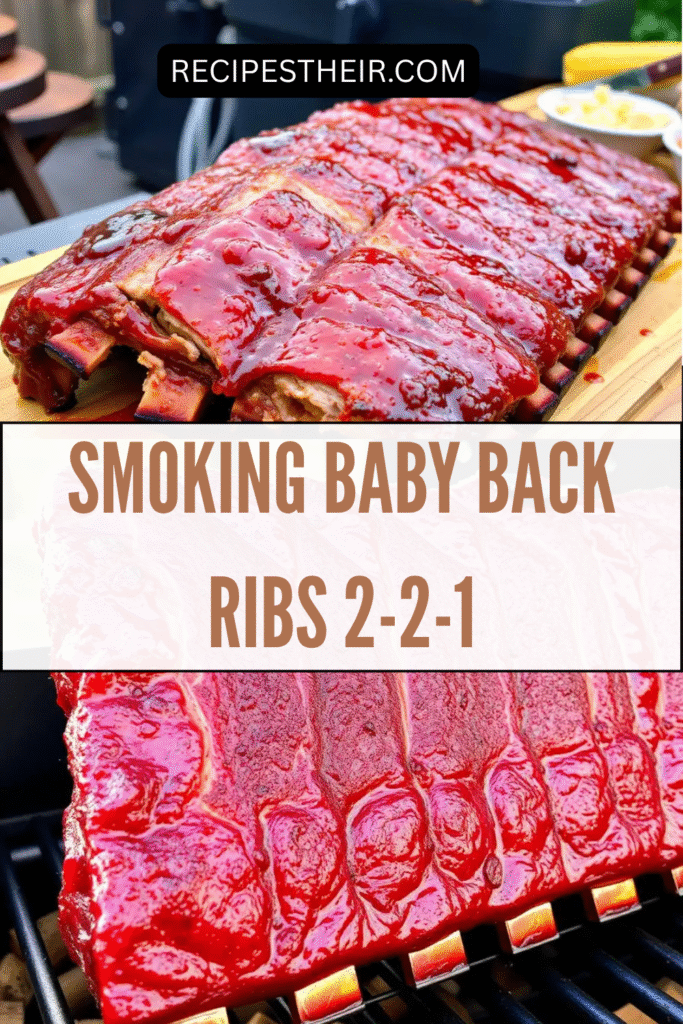 Smoking Baby Back Ribs 2-2-1