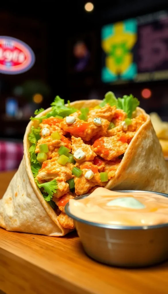Spicy Buffalo Chicken Wrap