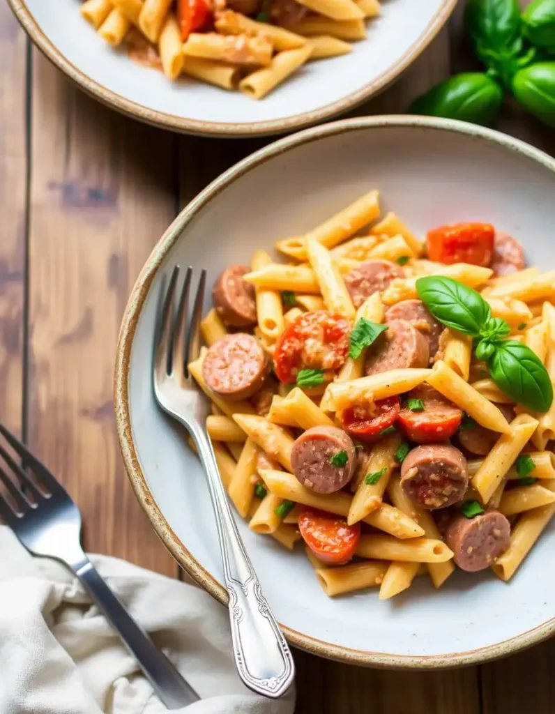Spicy Sausage Pasta