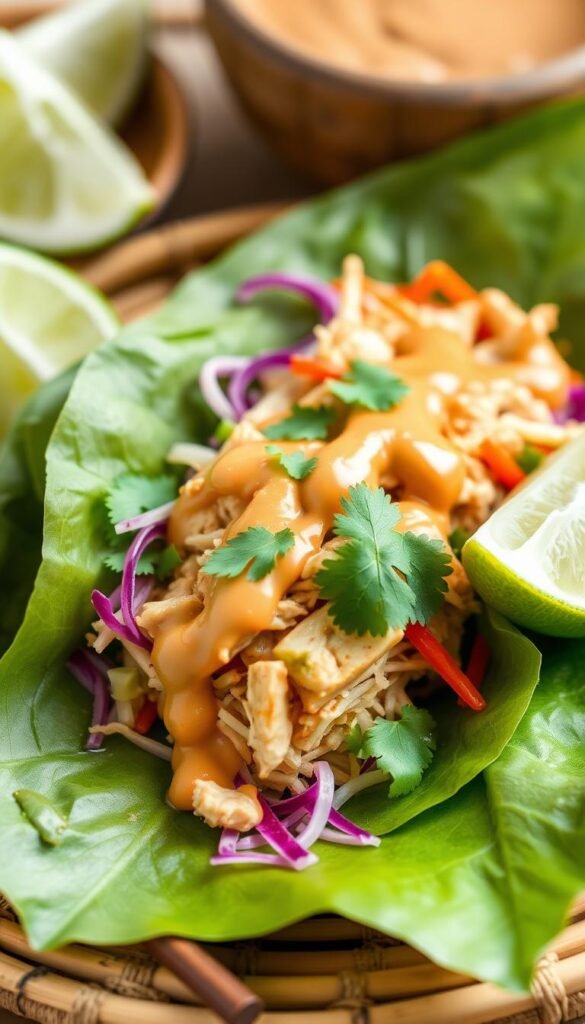 Spicy Thai Chicken Wrap