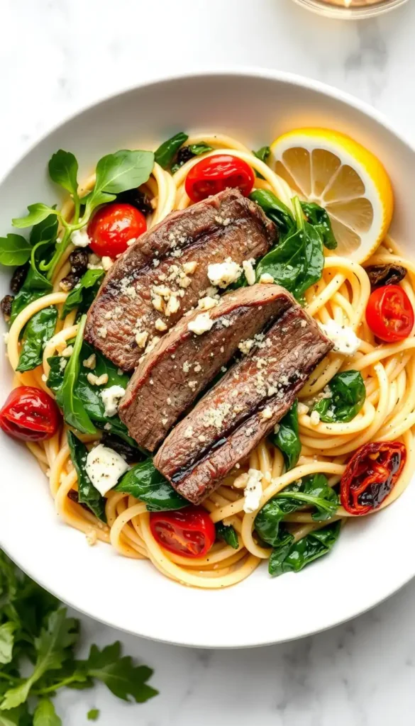 Steak Gorgonzola Pasta