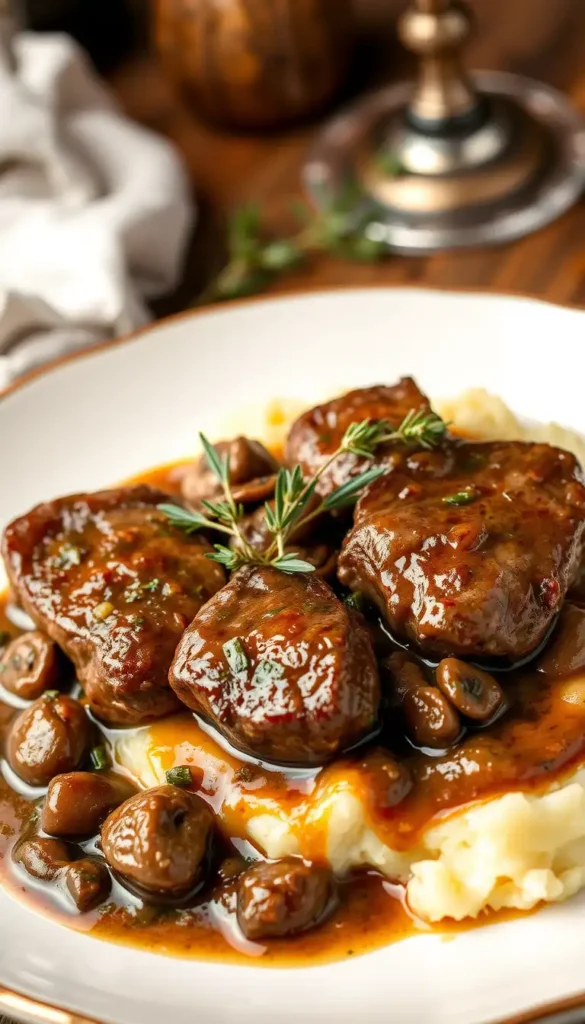 Steak Marsala