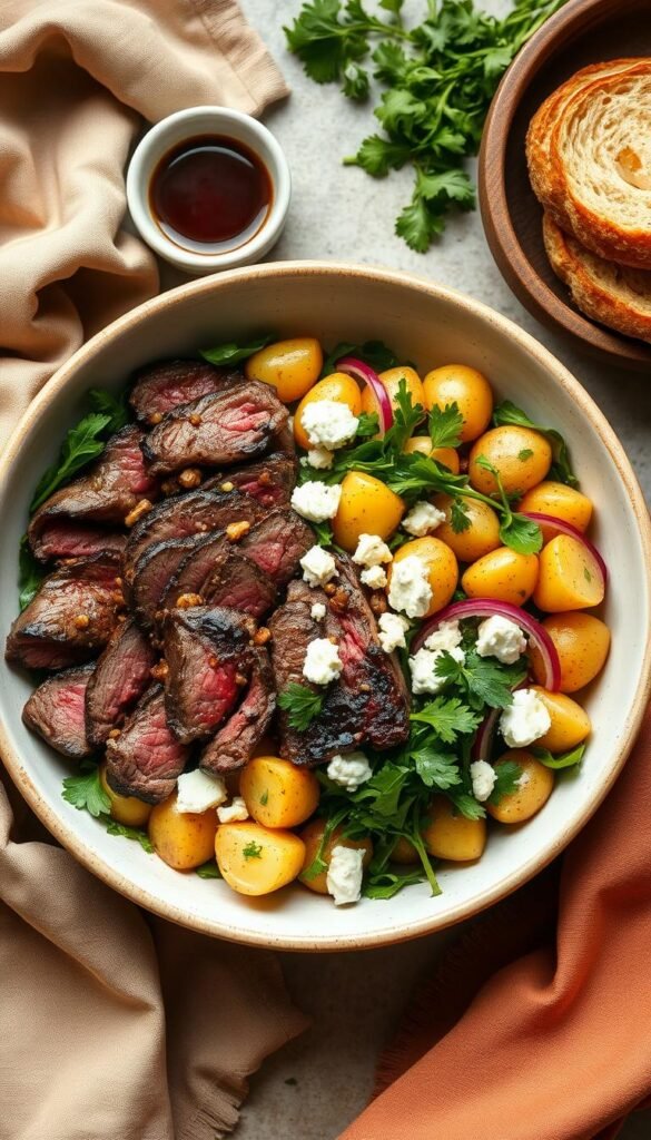 Steak & Potato Salad for Hearty Appetites