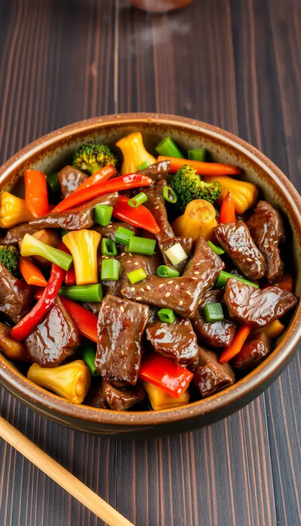 Steak Stir Fry with Vegetables