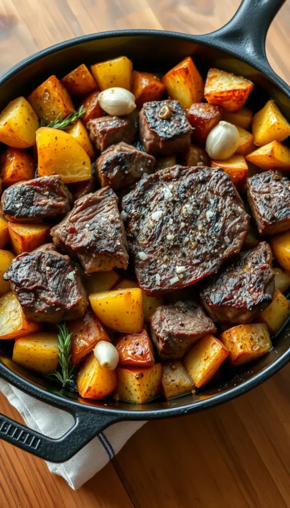 Steak and Potatoes Skillet