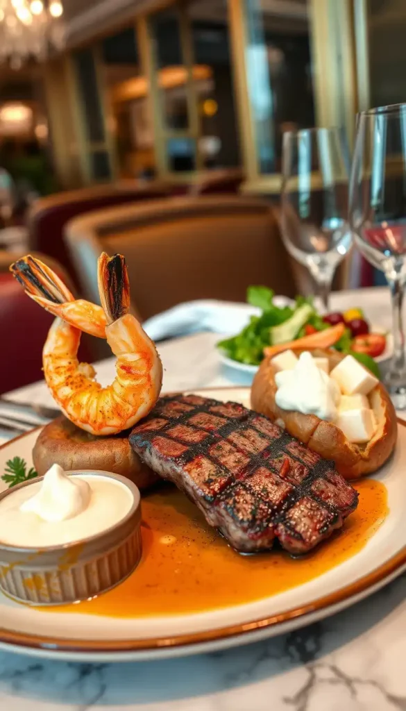 Steak and Shrimp Surf and Turf