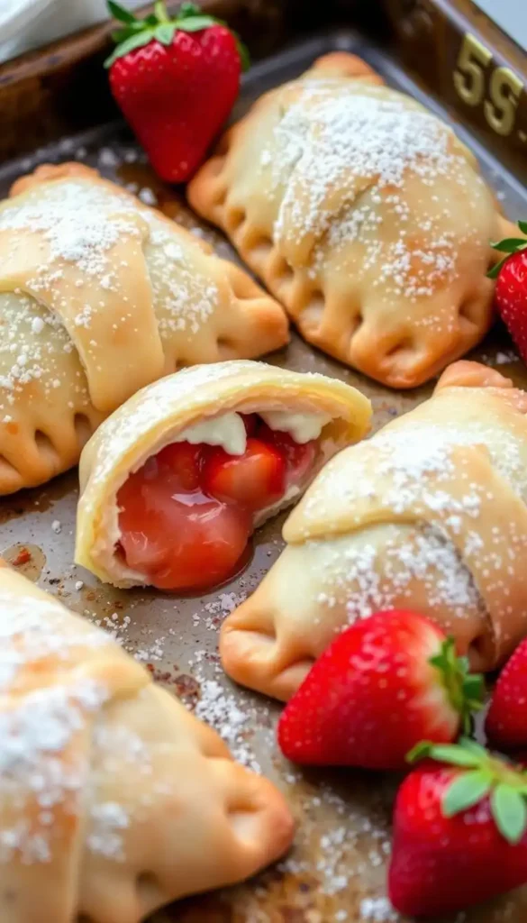 Strawberry Cream Cheese Turnovers