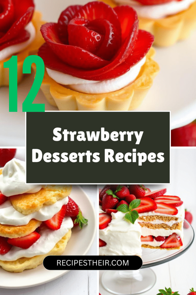 Strawberry Desserts Recipes