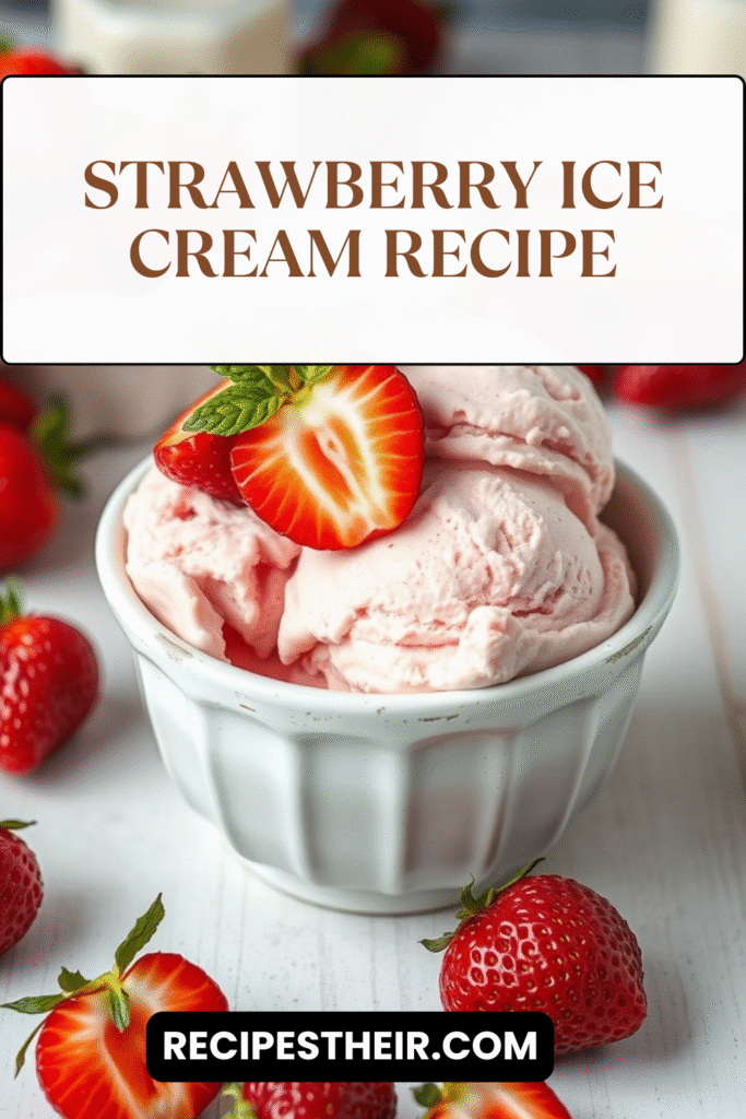 Strawberry Ice Cream Recipe
