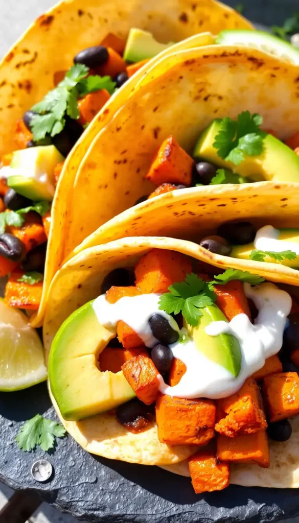 Sweet Potato and Black Bean Tacos