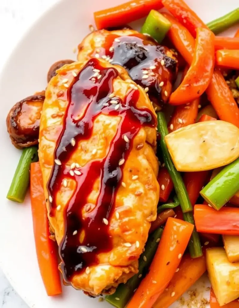 Teriyaki Chicken with Stir-Fried Vegetables