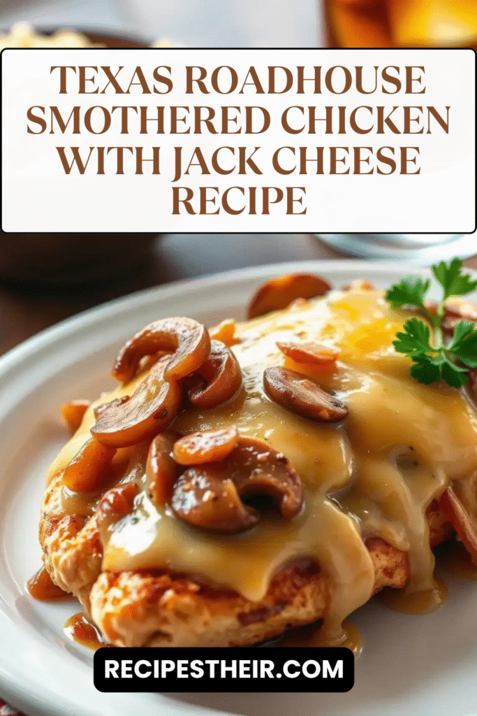 Texas Roadhouse Smothered Chicken with Jack Cheese Recipe