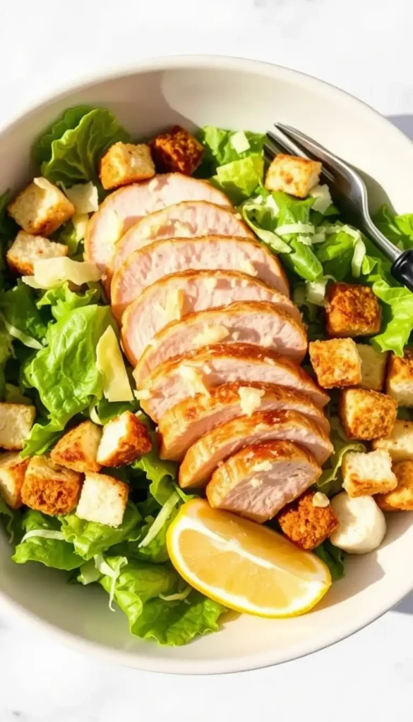 Turkey Caesar Salad