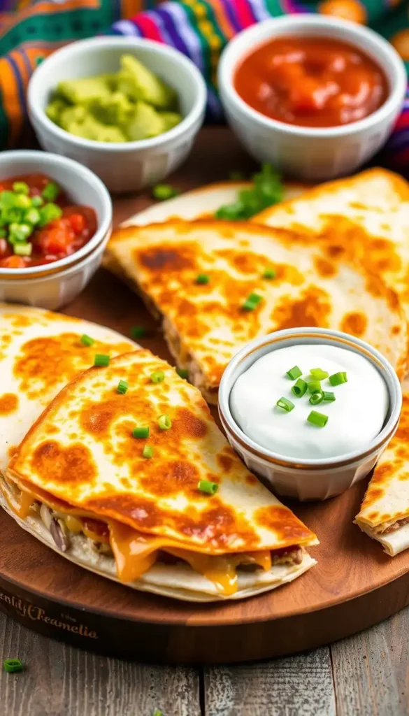 Turkey Quesadillas