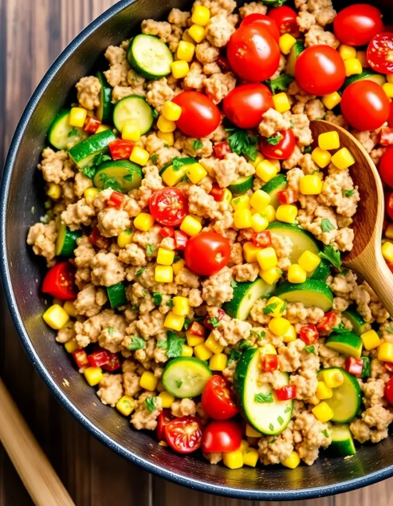 Turkey and Veggie Skillet
