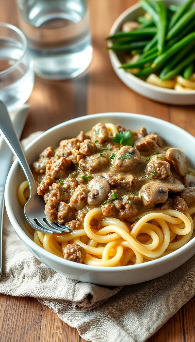 Beef Stroganoff with Ground Beef: A Comforting Classic Made Easy
