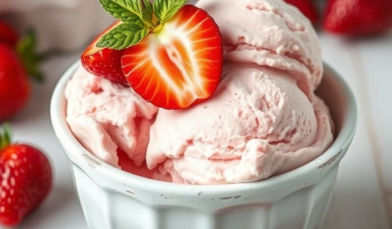 The Best Homemade Strawberry Ice Cream Recipe: Creamy, Fresh, and Irresistible