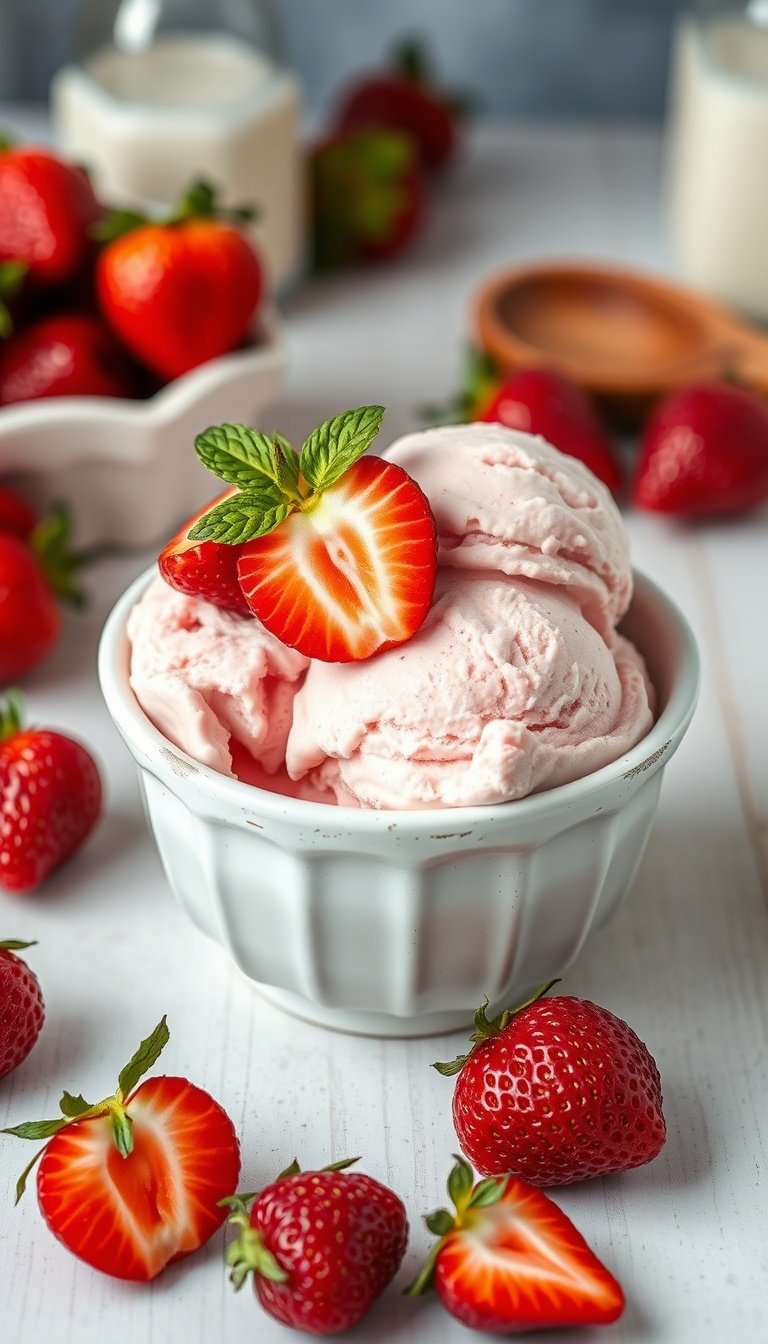 The Best Homemade Strawberry Ice Cream Recipe: Creamy, Fresh, and Irresistible